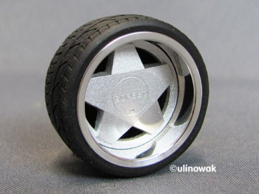 Preview: 99520-16 Alufelge 1:18 Borbet A-Design flacher Deckel 16" uni FLACHBETT