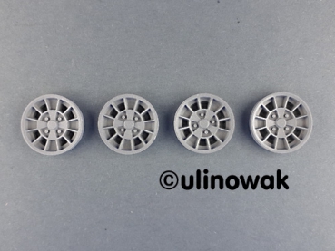 Preview: 15I #087 Ronal Kleeblatt-Design Resine Felgeneinsatz 15 Zoll 1:18