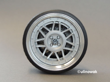 99552-16S Alufelge 1:18 Snowflake-Design 3-tlg. schmal 16 Zoll