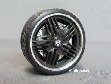 Preview: 99074-21 Alufelge 1:18 Alpina Dynamic-Design 21 Zoll Flachbett