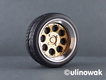 Preview: 99013-13 Alufelge 1:18 Spiess-Design 3-teilig 13 Zoll uni