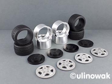 Preview: 99063-18 Alufelge 1:18 RH Cup RS-Design 18 Zoll uni