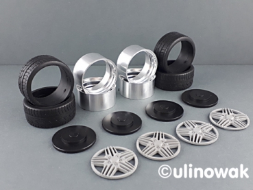 Preview: 99074-19S Alufelge 1:18 Alpina Dynamic-Design schmal 19 Zoll uni