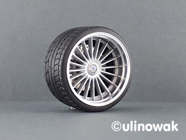 Preview: 99075-19 Alufelge 1:18 Alpina Classic-Design 19 Zoll uni