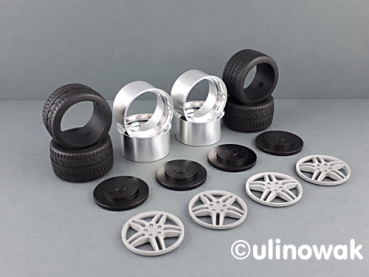 Preview: 99510-18 Alufelge 1:18 BMW Doppelspeiche 18 Zoll uni