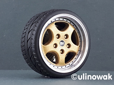 Preview: 99511-18 Alufelge 1:18 RH Cup-Design 18 Zoll uni