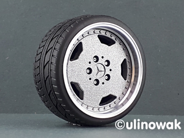 Preview: 99514-18 Alufelge 1:18 MB AMG-Design 3-tlg. 18 Zoll uni