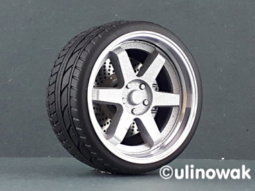 Preview: 99517-18 Alufelge 1:18 TE37 Design 18 Zoll uni