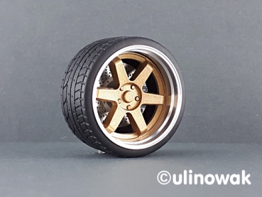 Preview: 99517-19 Alufelge 1:18 TE37-Design 19 Zoll uni