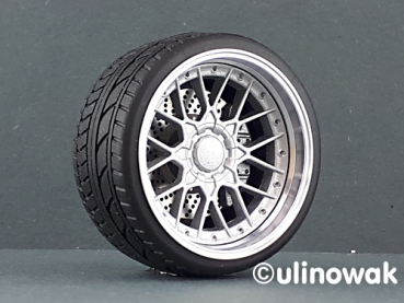 99531-18 Alufelge 1:18 BBS RS 2-Design 18 Zoll uni