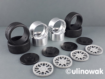 Preview: 99531-19S Alufelge 1:18 BBS RS 2-Design schmal 19 Zoll uni