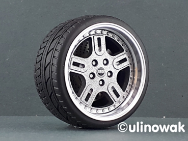 Preview: 99534-18 Alufelge 1:18 Steinmetz SFJ Design 18 Zoll uni