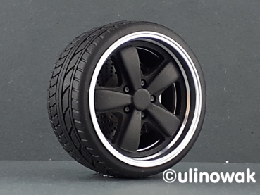 Preview: 99539-18 Alufelge 1:18 Fuchs-Design 18 Zoll uni