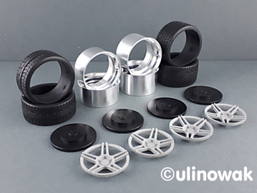 Preview: 99540-19 Alufelge 1:18 ADV .05 -Design 19 Zoll uni