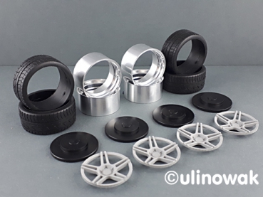 Preview: 99540-19S Alufelge 1:18 ADV 05 -Design schmal 19 Zoll uni