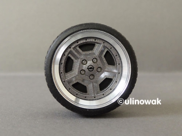 15 inch universal wheel and tire set Edeltraut-design 1:18