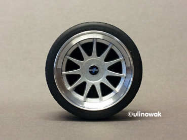 99547-15 15 inch universal wheel and tire set Edeltraut-design 1:18