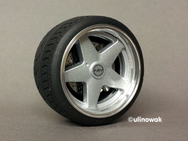 Preview: 99553-16 Alufelge 1:18 Azev A-Design 16 Zoll uni