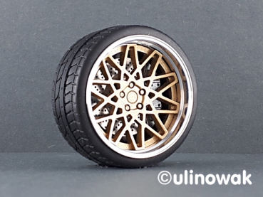 99555-19S Alufelge 1:18 Rotiform BLQ-Design concave schmal 19 Zoll uni
