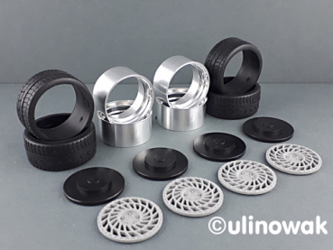 Preview: 99558-19S Alufelge 1:18 3SDM forged Design schmal 19 Zoll uni