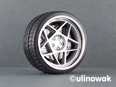 99560-19S Alufelge 1:18 3SDM 0.08-Design schmal 19 Zoll uni