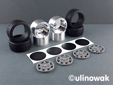 Preview: 99577-15 Alufelge 1:18 Hayashi Racing-Design 15 Zoll uni