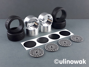 Preview: 99590-15 Alufelge 1:18 GlowStar-Design 15 Zoll uni