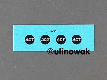 99L026 ACT center cap decal 1:18