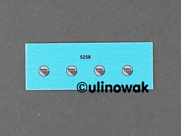 99L029 Naßschieber Felgenlogo Brock
