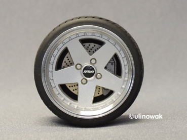 99523-16 Alufelge 1:18 Zender 5-Stern-Design 16 Zoll uni