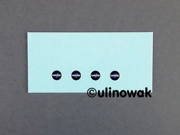 Preview: Hartge Felgenlogo schwarz