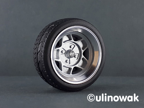 Modellbau-Nowak - 13 inch universal wheel and tire set ATS classic