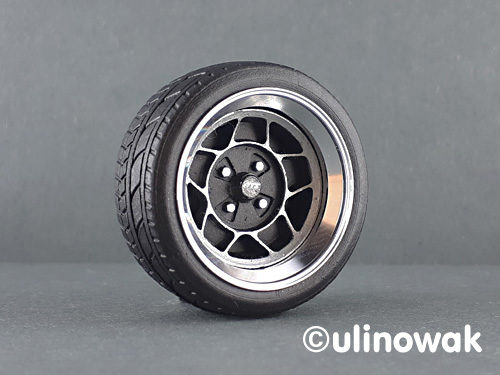 Modellbau-Nowak - 13 inch universal wheel and tire set ATS classic