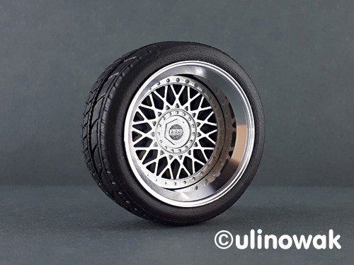 Modellbau-Nowak - 13 inch universal wheel and tire set BBS Modellbau-Nowak - 13 inch universal wheel and tire set BBS