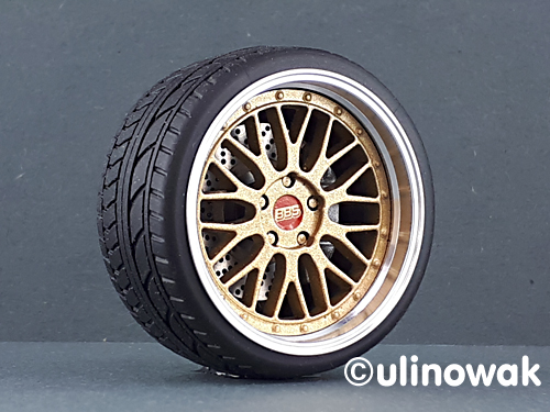 BBS Le Mans 19 Zoll Gold Tuning 1/18 (Neu (gemäss Beschreibung)) In - Foto 8