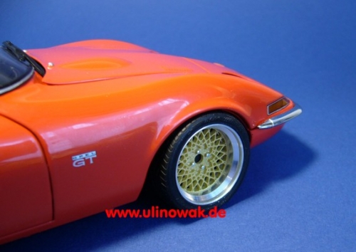 19046-15 Opel GT Alufelge 1:18 BBS E50-Design 3-teilig 15 Zoll