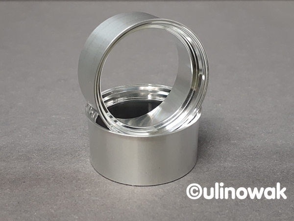 19AF30145-3.5 Alufelge 1:18 Drehteil 19 Zoll 14.5mm Breite 3.5mm Bett Universal 1:18