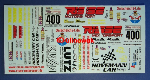 28910 Decalbogen Opel Kadett C Hovemann 2006 1:18