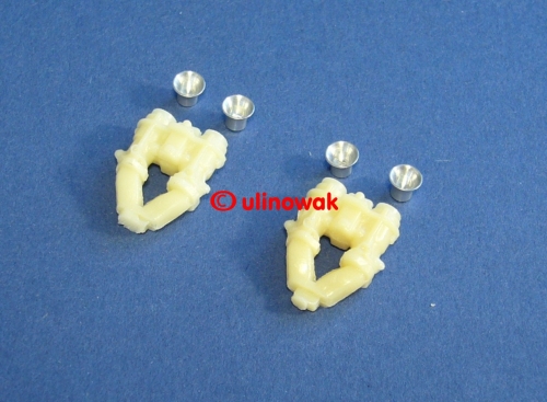 35103 Doppelvergaser-Kit VW Käfer mit Alu-Trichtern  1:18