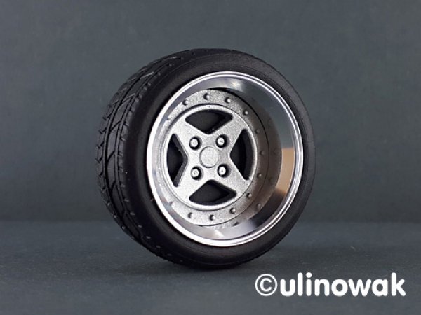 Alufelge 1:18 Tramont-Design 3-teilig 13 Zoll uni