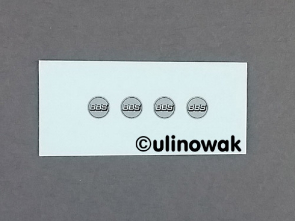 BBS Felgenlogo silber m