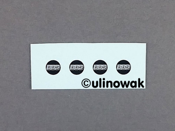 BBS Felgenlogo schwarz L